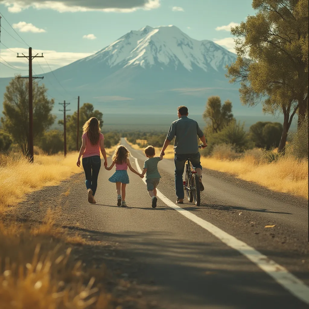 Familia en auto